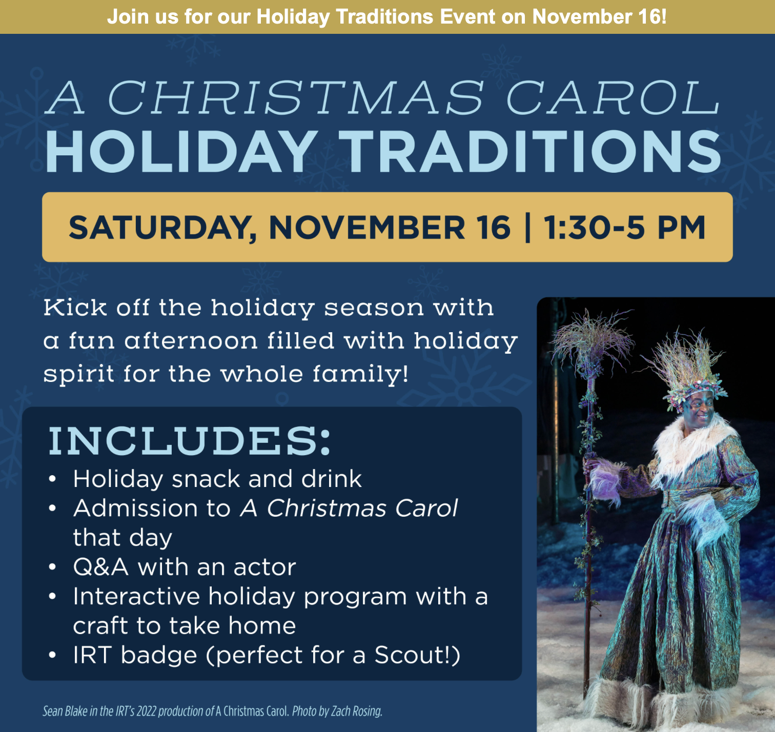 a christmas carol holiday traditions saturday november 16